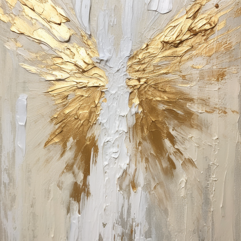 Angel Wings Oil Painting Wall Art