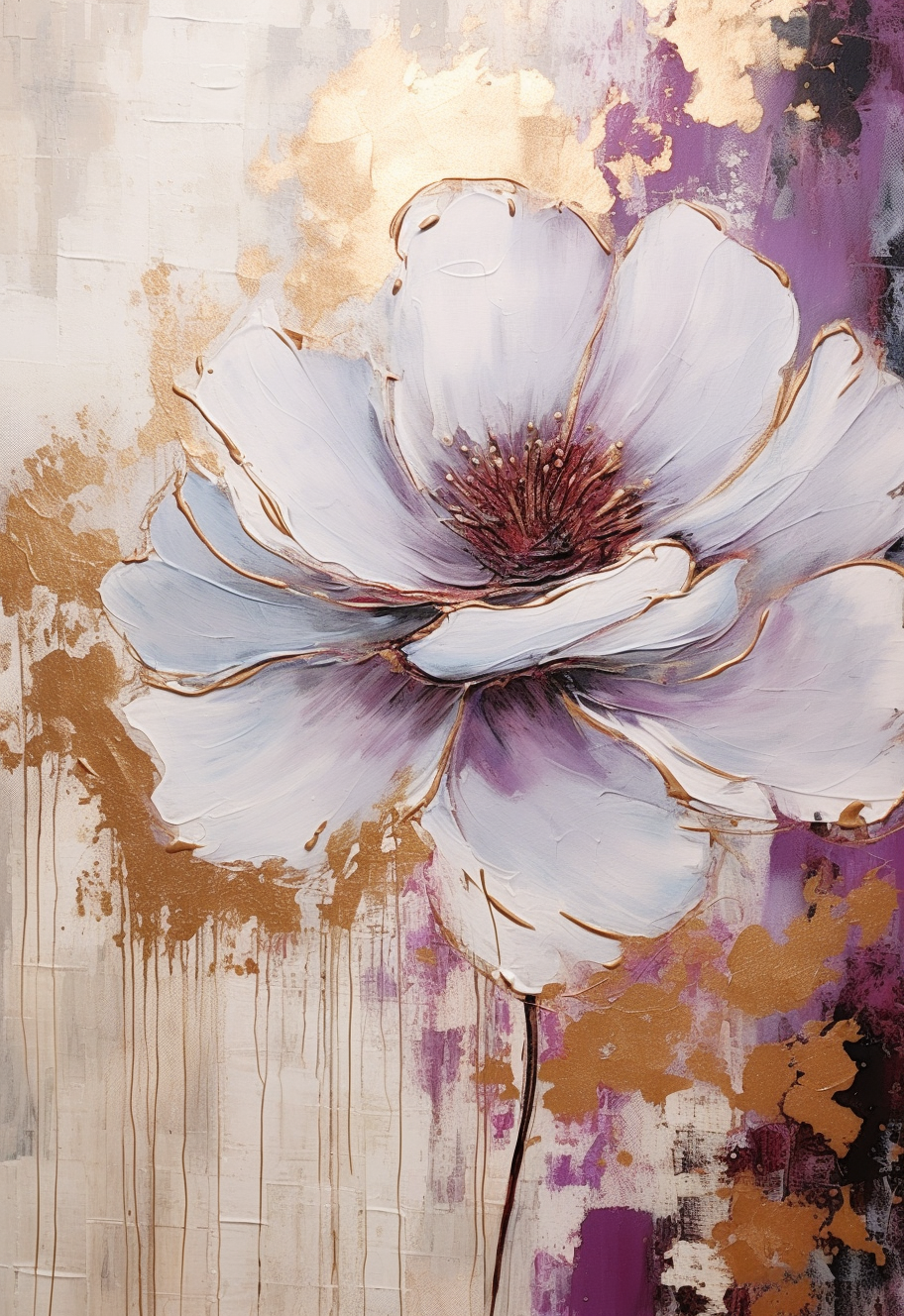 Flowers Oil Painting Wall Art